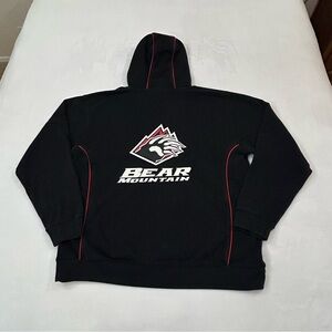 Big Bear Lake Bear Mountain Staff Black Snowboarding Hoodie Sweatshirt Men’s XXL